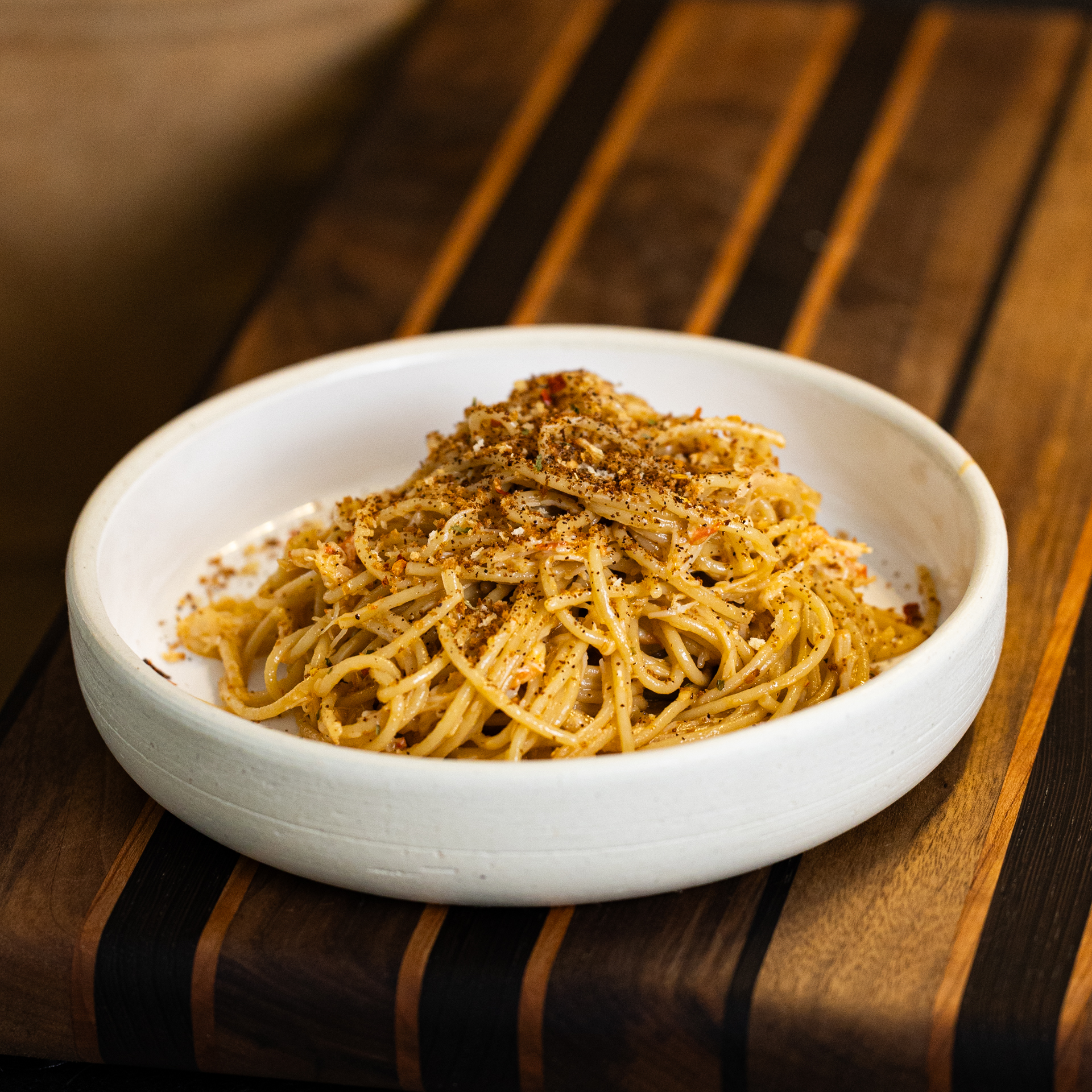 Spaghetti au Crabe - Jean-Piquant